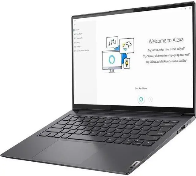 Alt view image 7 of 17 - Lenovo Ideapad Slim 7 Pro 14" 2.8K Touchscreen Laptop Intel Core i5-11300H 16GB RAM 512GB SSD Slate Grey