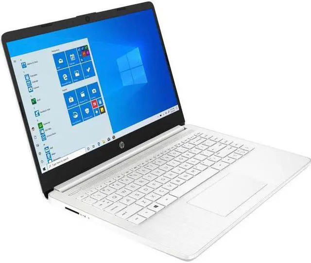 Alt view image 2 of 7 - HP 14 Series 14" Touchscreen Laptop - Intel Celeron N4020 - 4GB RAM - 64GB eMMC - Windows 10 Home in S mode - Snow White  14-dq0080nr (47X83UA#ABA)