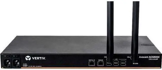 Main image of Vertiv Avocent ACS8000 Serial Console 8 port Dual AC Power AT&T+Verizon ACS8008NADAC400