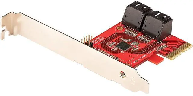 Main image of StarTech 4 Port PCI Express to SATA Converter Expansion Card 4P6G-PCIE-SATA-CARD