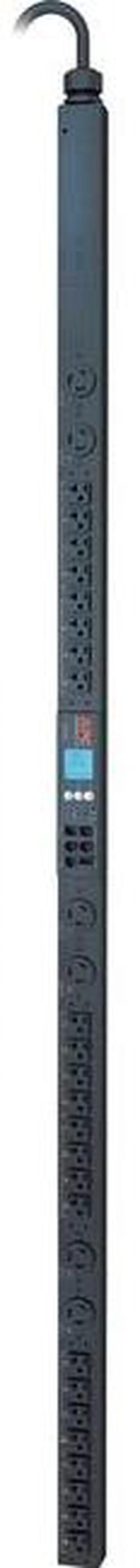 Alt view image 2 of 7 - APC Rack Mount PDU, Metered 208V/20A Three-Phase PDU, (30) Outlets, 0U Vertical Rackmount (AP8863)