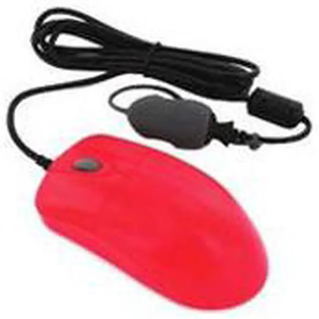 Alt view image 5 of 9 - Seal Shield Silver Storm Wired Waterproof Optical Medical Mouse Red (STM042RED)