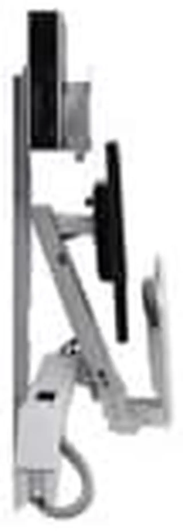 Alt view image 9 of 9 - Ergotron StyleView Wall Mount for Monitor, CPU, Keyboard, Scanner, Mouse - White - 24" Screen - 29
