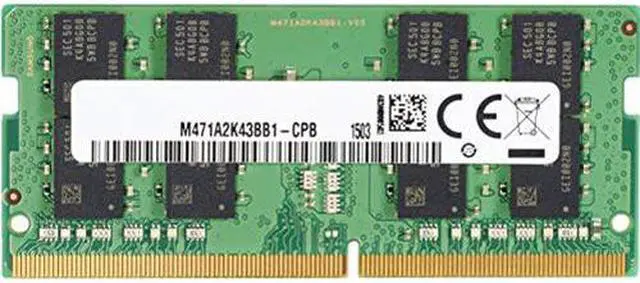 Alt view image 2 of 6 - HP 8GB (1x8GB) DDR4 3200MHz 260pin SoDIMM Memory Module 13L77AA