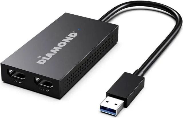 Main image of Diamond USB to Dual HDMI Graphics Adapter with Audio for Multiple Monitors