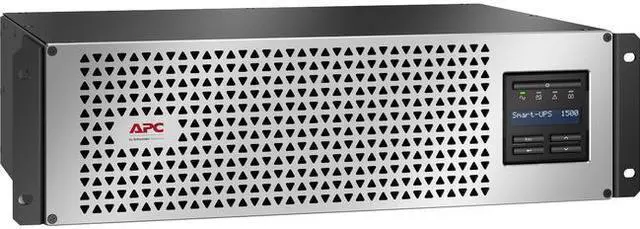 Alt view image 6 of 14 - APC by Schneider Electric Smart-UPS 1500VA Rack-mountable UPS - 3U Rack-mountable - 3 Hour Recharge - 120 V AC Input - 120 V AC Output - 6 x NEMA 5-15R