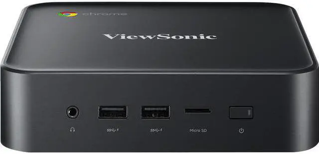 Alt view image 6 of 16 - Viewsonic NMP760 Chromebox - Intel Celeron 5205U Dual-core (2 Core) 1.90 GHz - 8 GB RAM DDR4 SDRAM - 64 GB Flash Memory Capacity - Intel Chip - Chrome OS - Intel UHD Graphics DDR4 SDRAM - IEEE 802.11a