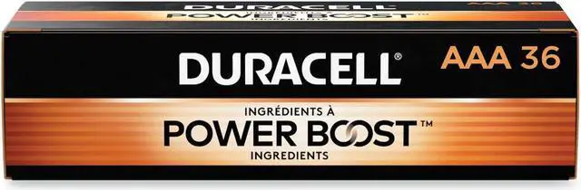 Alt view image 4 of 4 - DURACELL CopperTop MN2400 1.6V AAA Alkaline Battery, 36-pack