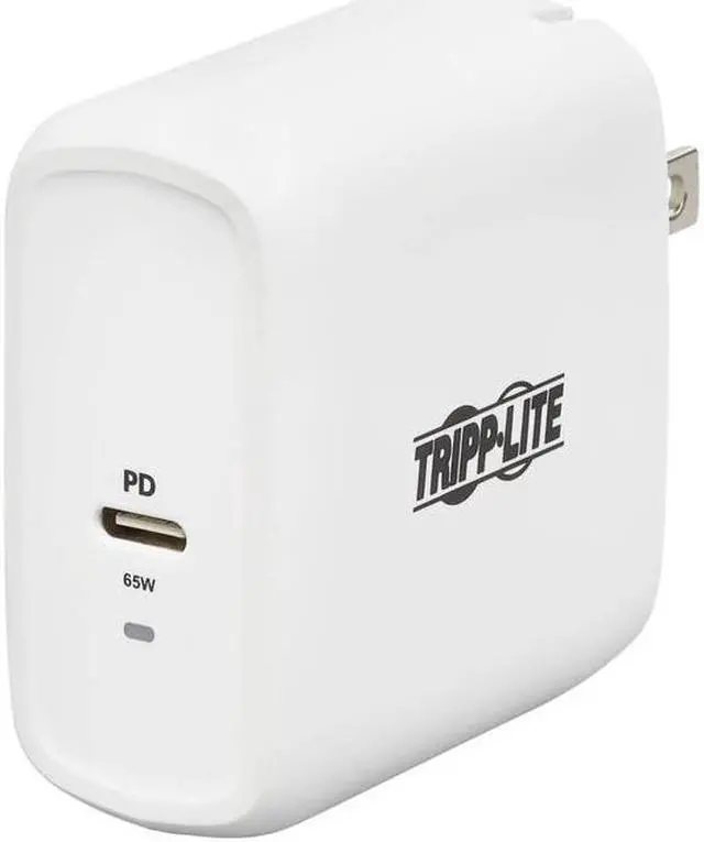 Alt view image 6 of 11 - Tripp Lite Compact USB-C Wall Charger - GaN Technology, 65W PD Charging, White