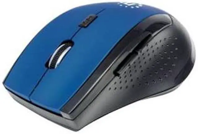 Alt view image 10 of 12 - MANHATTAN 179294 Curve Wireless Optical Mouse (Blue/Black)