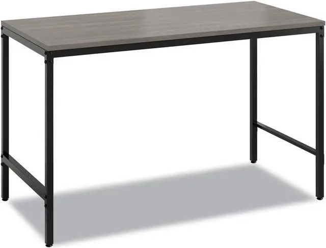 Alt view image 4 of 11 - Safco Simple Work Desk, 45.5" x 23.5" x 29.5", Gray (SAF5272BLGR)