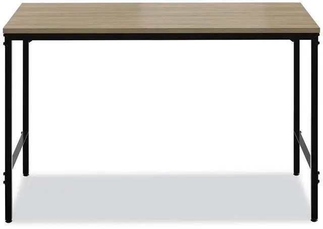 Alt view image 4 of 6 - Safco Simple Work Desk, 45.5" x 23.5" x 29.5", Walnut (SAF5272BLWL)