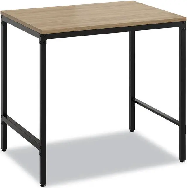 Alt view image 5 of 16 - Safco Simple Study Desk, 30.5" x 23.2" x 29.5", Walnut (SAF5273BLWL)