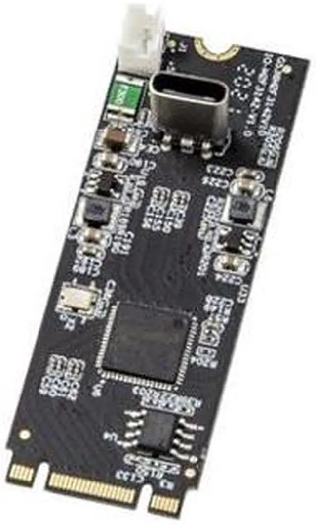 Alt view image 6 of 9 - USB 3.2 Gen 2 (10 Gbps) 1-Port Type-C M.2 22x60 B+M key Controller Card