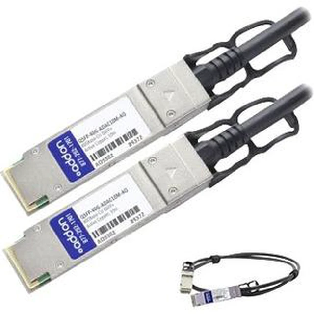 Alt view image 4 of 4 - Addon Msa And Taa Compliant 40Gbase-Cu Qsfp+ To Qsfp+ Direct Attach Cable (Active Twinax 10M)