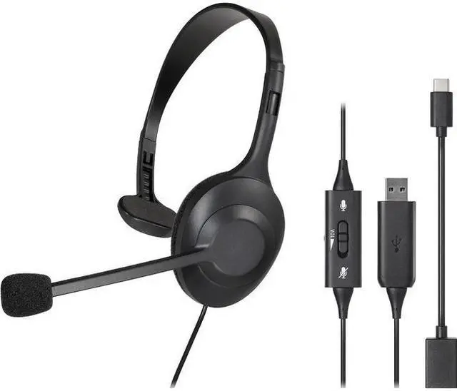 Main image of Audio-Technica ATH-101USB USB Connector Single-Ear USB Computer Headset