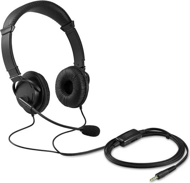 Alt view image 2 of 5 - Kensington Hi-Fi Headphones with Mic & Volume Control Button