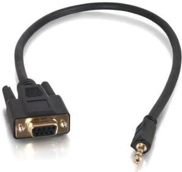 Alt view image 10 of 10 - C2G 02445 1.5FT VELOCITY™ DB9 FEMALE TO 3.5MM MALE ADAPTER CABLE
