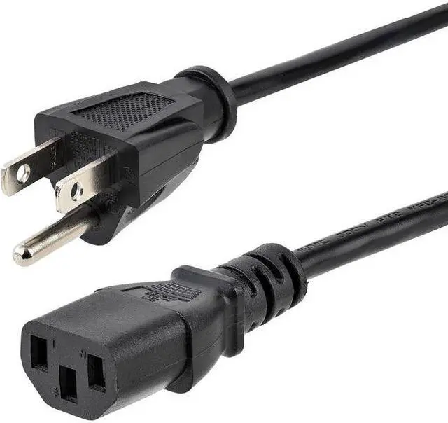 Main image of StarTech 6ft Standard Power Cord NEMA5-15P to C13 Black 10 Pack PXT10110PK