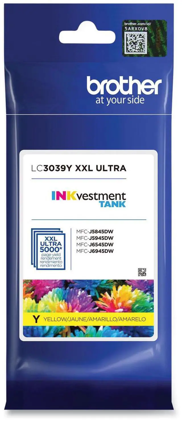 Alt view image 8 of 13 - Brother LC3039Y Ultra High Yield INKvestment Ink Cartridge - Yellow