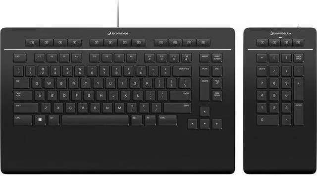 Main image of 3Dconnexion Keyboard Pro with Numpad, US (QWERTY)