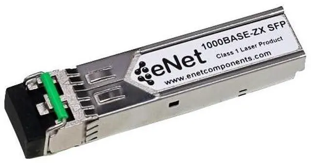 Main image of eNet 1000BASE-ZX SFP 1550nm 70km SMF Transceiver LC Connector 100% HP Compatible