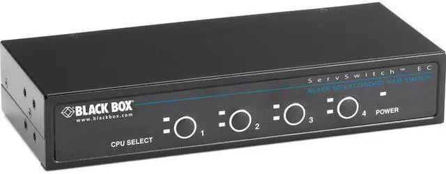 Alt view image 3 of 3 - KVM SWITCH FOR PS/2 SERVERS AND CONSOLES - 4-PORT, GSA, TAA