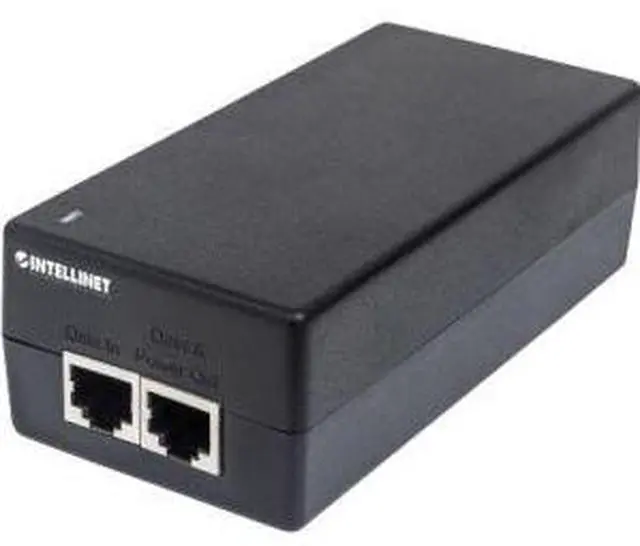 Alt view image 6 of 17 - Intellinet Gigabit Ultra PoE Injector, One 60 W Port, IEEE 802.3at/af Compliant, Plastic Housing, Wall-mount Option