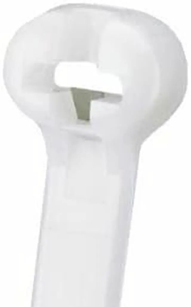 Alt view image 2 of 6 - PANDUIT BT2M-C Cable Tie, 8 in L, 2 in Max Bundle Dia., Natural, Nylon 6/6, 18
