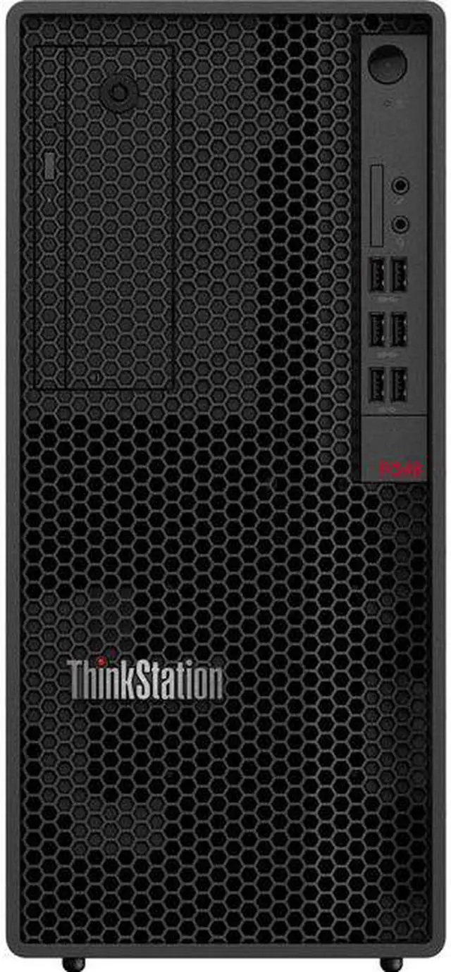 Main image of Lenovo ThinkStation P348 30EQ01VSUS Workstation - Intel Core i9 i9-11900 11th Gen 2.50 GHz - 32 GB - 1 TB SSD - Tower - Intel Chip - Windows 10 Pro 64-bit - NVIDIA Quadro T1000 4 GB Graphics - DVD-Wri