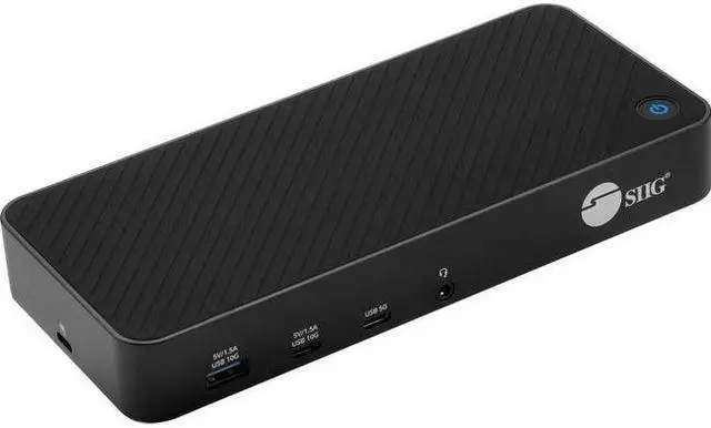 Alt view image 16 of 16 - SIIG Triple Hybrid 4K Video Docking Station with PD Charging JUDK0P11S1