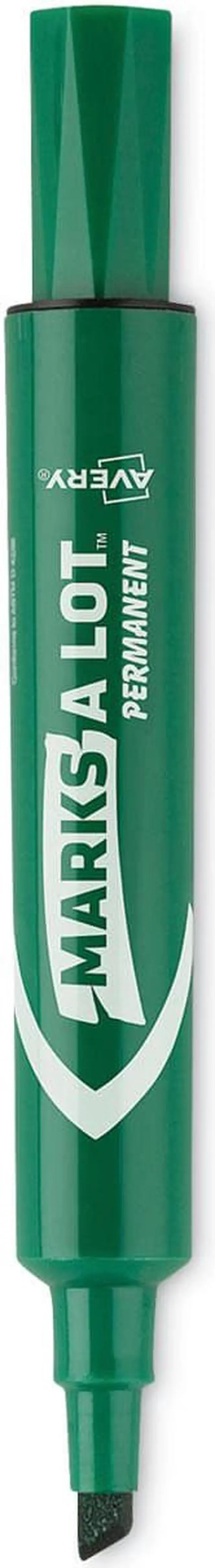 Alt view image 2 of 2 - Avery-Dennison 07885 Regular Desk Style Permanent Marker, Green