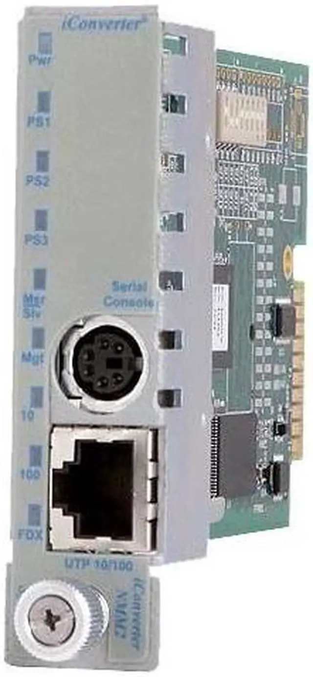 Alt view image 3 of 3 - Omnitron iConverter NMM2 Network Management Module