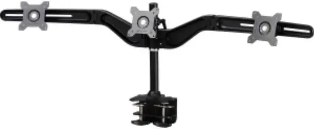 Alt view image 4 of 6 - Amer Mounts Triple Monitor Mount for 15"-24" LCD/LED Flat Panel Screens AMR3C