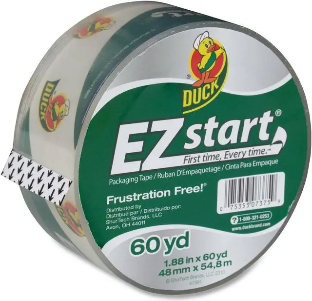 Alt view image 4 of 9 - Duck EZ Start Premium Packaging Tape DUCCS60C