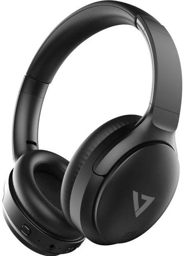 Alt view image 19 of 20 - V7 HB800ANC Wireless Bluetooth Stereo ANC Headphones - Black