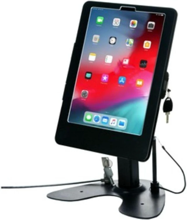 Alt view image 12 of 20 - CTA Digital Dual Security Kiosk Stand for 11-inch iPad Pro