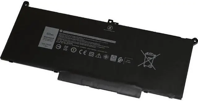 Alt view image 3 of 4 - V7 Replacement Battery for  DELL LATITUDE 7280 7480 BATTERY F3YGT 2X39G 0F3YGT