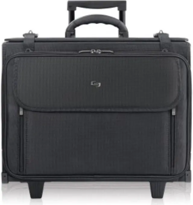 Alt view image 9 of 18 - Solo Classic Rolling Catalog Case 17.3" 18" x 7" x 14" Black B1514