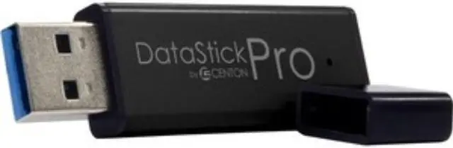 Alt view image 3 of 7 - Centon MP Essential USB 3.0 Datastick Pro (Black) 256GB
