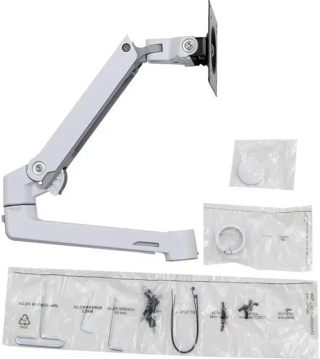 Alt view image 2 of 7 - LX ARM, EXTENSION AND COLLAR KIT, BRIGHT WHITE, GRAY ACCENTS