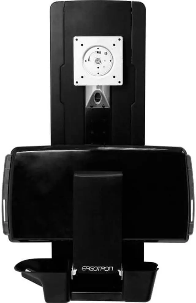 Alt view image 10 of 11 - ERGOTRON 61-080-085 StyleView Sit-Stand Vertical Lift, Patient Room (Black)