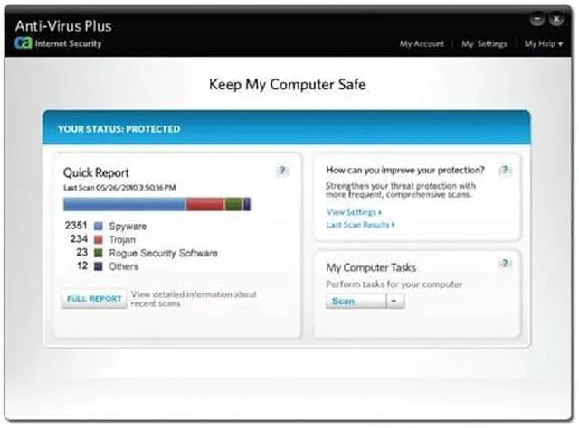 Alt view image 3 of 5 - CA AntiVirus Plus Software - 6 Month Sub. w/ Bonus H&R Block At Home Deluxe
