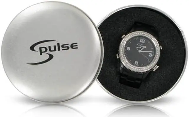 Alt view image 7 of 7 - Fashion S-Pulse Heart Rate and Dual Time Zone Watch with Large LED Readout