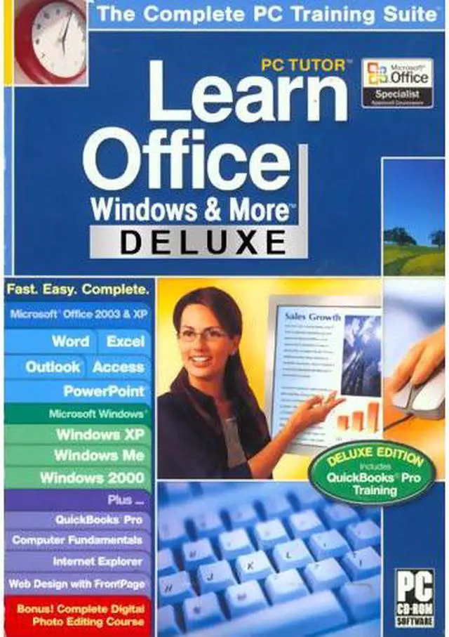 Main image of PC Tutor Learn Office Windows & More Deluxe