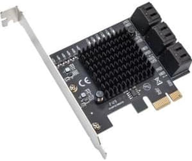 Alt view image 8 of 17 - 6 Port SATA III to PCIe 3.0 x1 NON-RAID Expansion Card