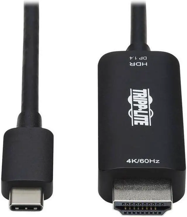 Alt view image 8 of 13 - Tripp Lite U444-003-Hdr4be Usb-C To Hdmi Adapter Cable M/M Black 3 Ft.