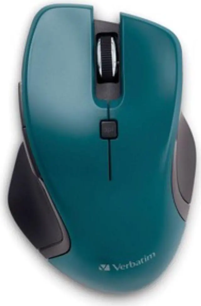 Alt view image 2 of 16 - Verbatim USB-C Wireless Blue LED Mouse Teal 70247