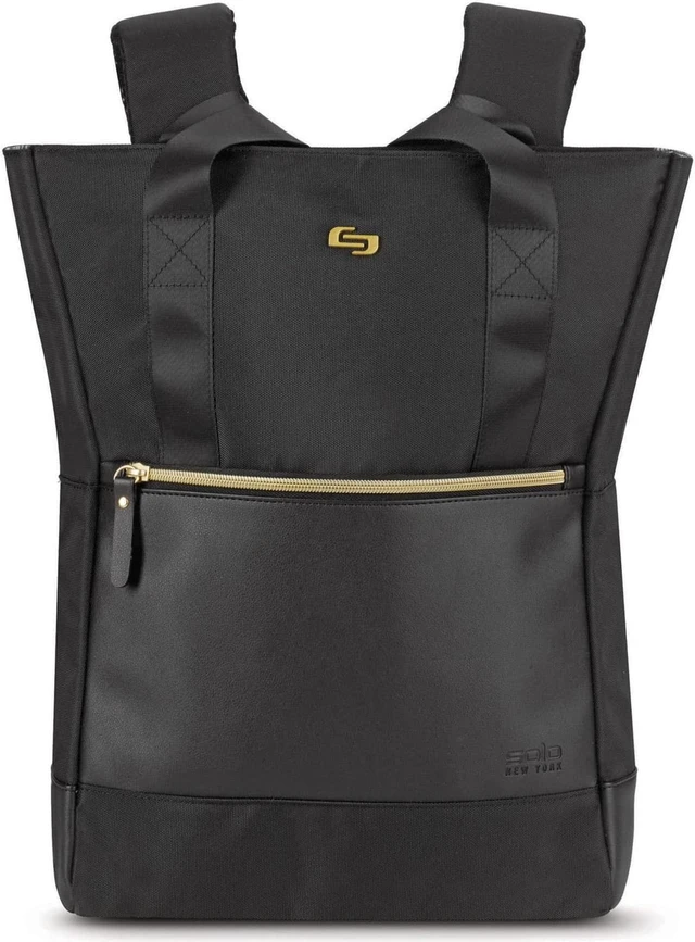 Alt view image 8 of 8 - Solo Parker Carrying Case for 15.6" Notebook - Classic Black, Gold EXE8014