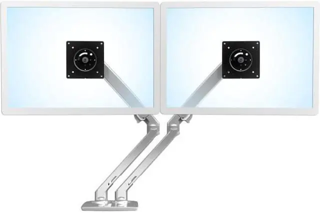 Alt view image 2 of 8 - Ergotron 45-496-026 MXV Desk Dual Monitor Arm for up to 24" Displays